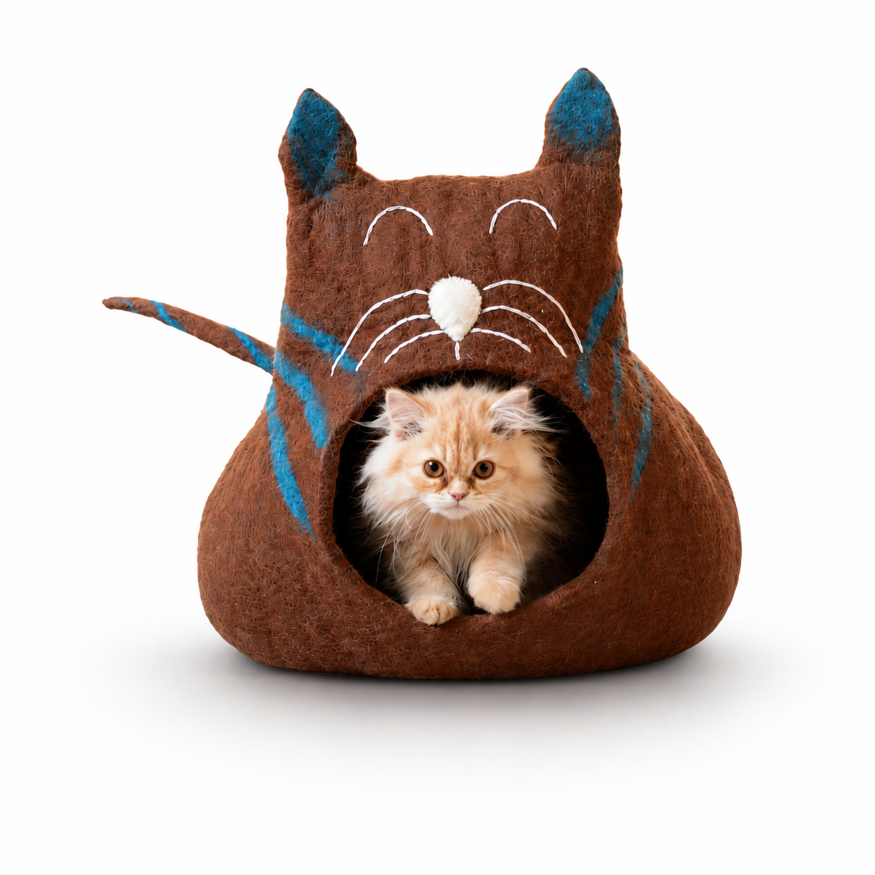 Hand made felt Kitty Whiskers Retreat