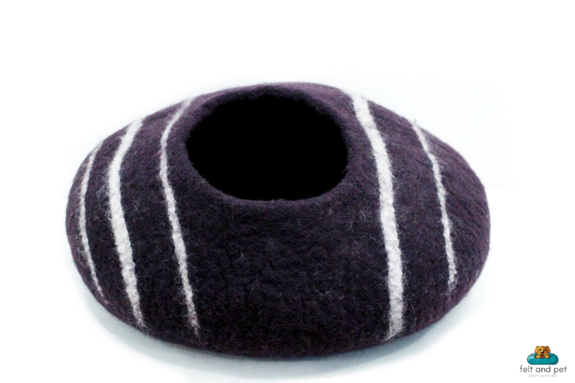 Felt Cat Cave- Pet Furniture made from organic material- Non-toxic, Non-allergic