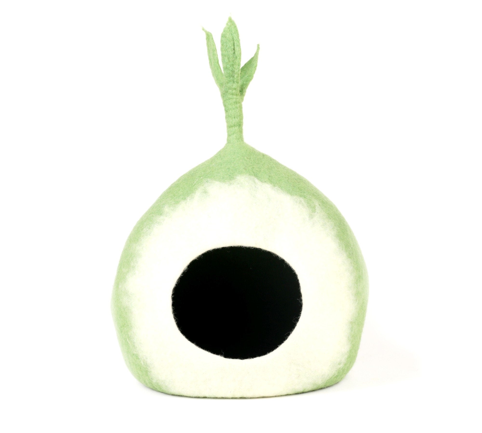 Cozy Radish Felt Cat Cave - Handmade Felt Hide way For Pets - Cat Furniture - Soft & Durable - Gifts, Behind WC 11, in front WC 01,