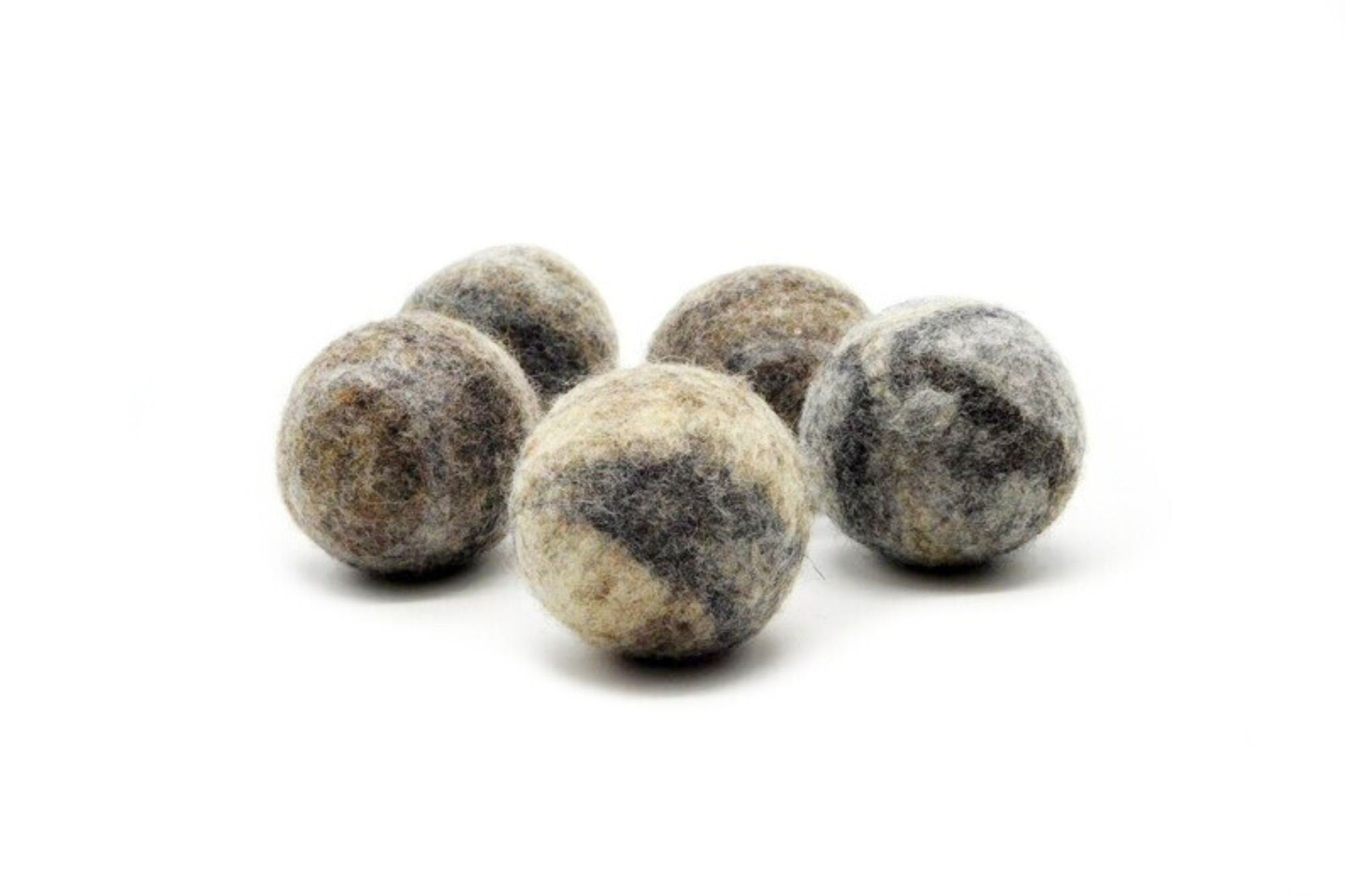 Natural Wool Felt Cat Toy-Non toxic Toy For Cats, Kids- Montessori Pom Pom Toys for Kids & Pets - Eco-Friendly Wool Pet Toys - 100% Handmade