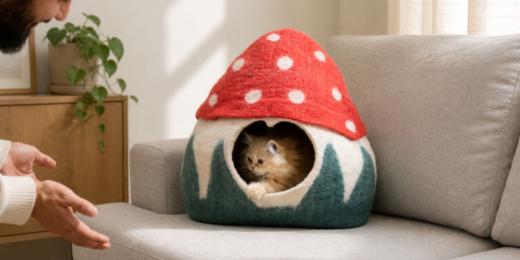Why Cats Love Felt Wool Cat Beds