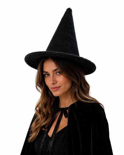 Uldfilt heksehat ornamenter – Uhyggelig Halloween sæt