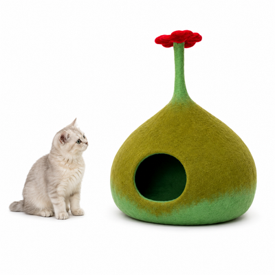 Best Whisker Wool Cat Cave Beds