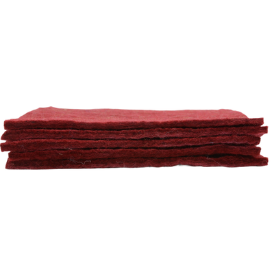 Feutre artisanal en laine de couleur marron, feuille de feutre pour loisirs créatifs