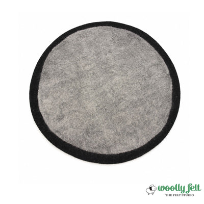 Wool Felt Pet Mat | Eco-Friendly Round Dog and Cat Rug