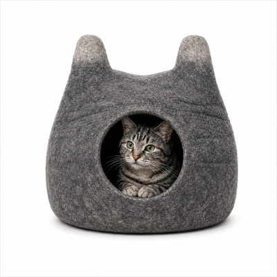 Nordic Kitty Felt Cat Cave