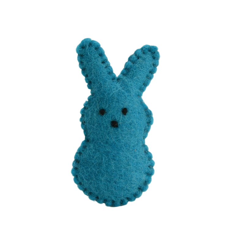 Osterhasen aus Filz – Handgefertigte Wollhasen-Dekoration