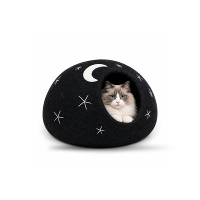 Cachette pour chat en feutre de laine Midnight Sky