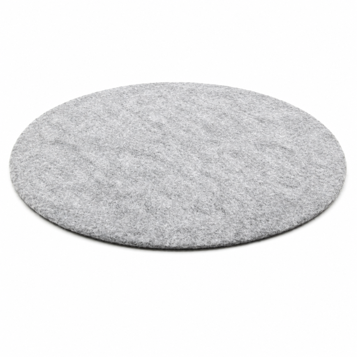 Handmade Gray Wool Pet Mat | Felt Dog Bed, Cat Lounger