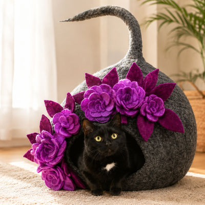Grotte pour chats Floral Haven