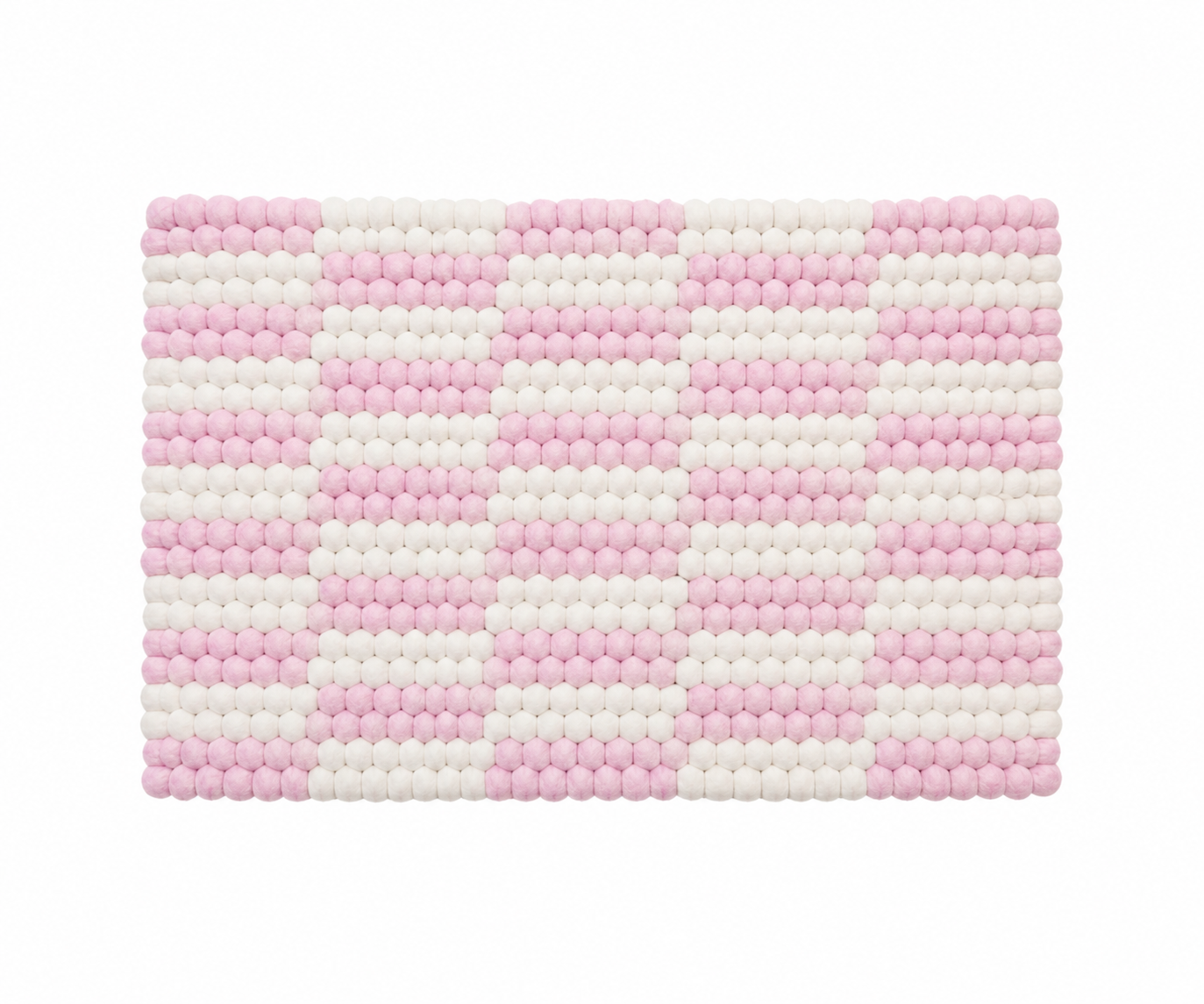 Handmade Pink Mix Wool Area Rug
