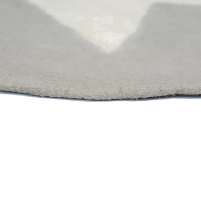Handgefertigter runder Teppich aus Wollfilz mit Sternenmuster, dekorative Bodenmatte