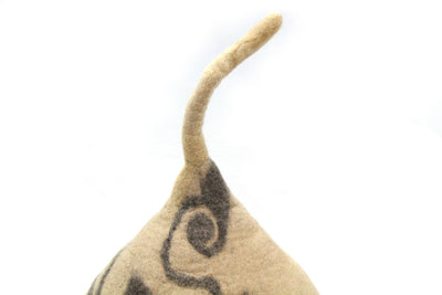 Pet House - Felt Cat Cave - Cave Bed - Wool Cat House - Handmade  Cocoon - Felted  Pet  Gifts