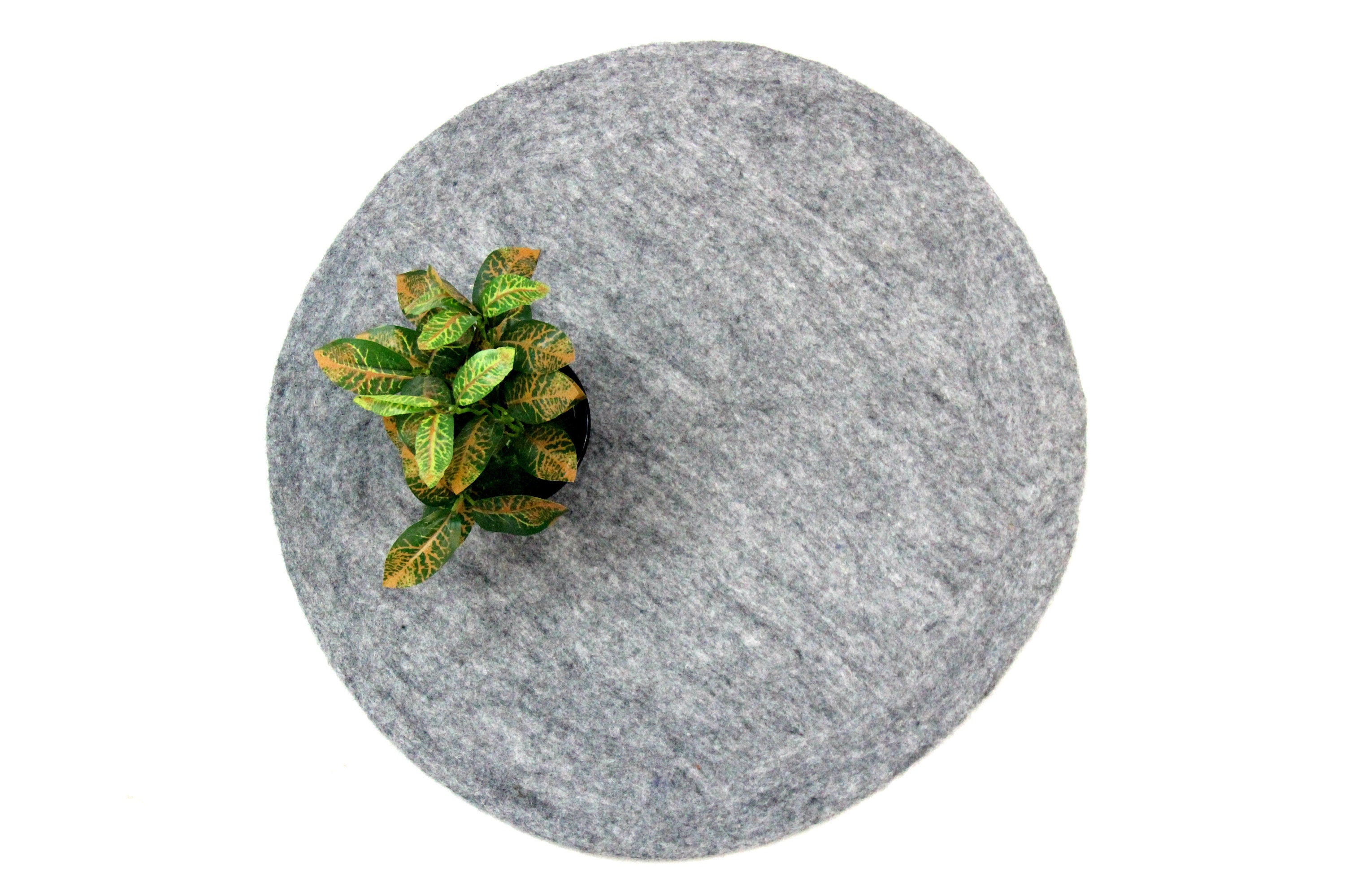 Handmade Gray Wool Pet Mat | Felt Dog Bed, Cat Lounger
