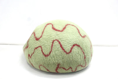 Mint Green Wool Felt Cat Cave – Eco-Friendly Pet Bed