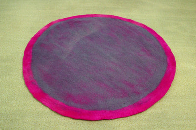 Wool Felt Pet Mat | Eco-Friendly Round Dog Bed, Durable Design