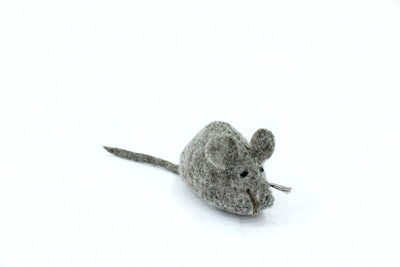 3 pcs - Felted Handmade Pet Toys - Cat Toy - Felt Mouse - Mouse For Your Pets - Felt Cat Teaser- From Nepal