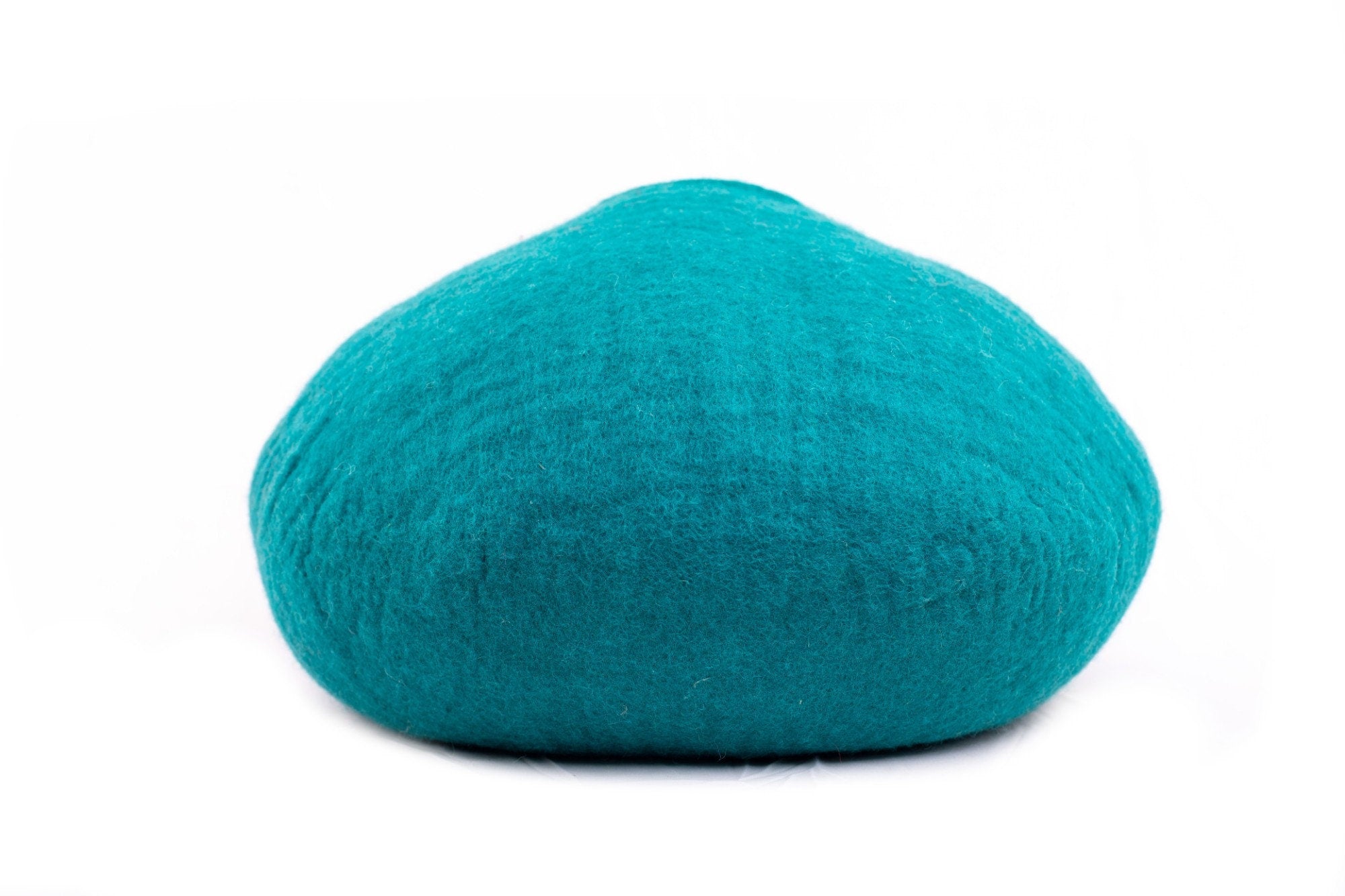 Felt Cat Cave - Round Cat Nap Cocoon Gifts For Pets -From Nepal - Felt Pet Bed