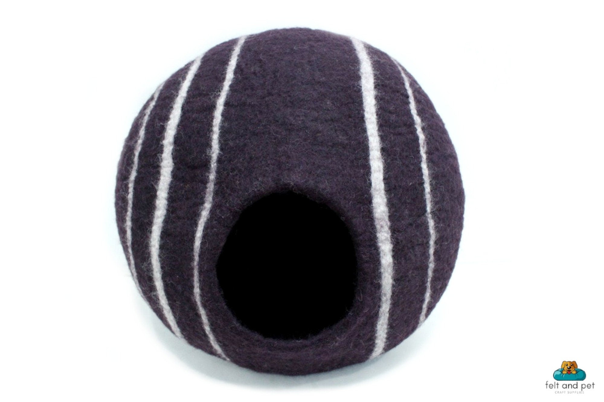 Felt Cat Cave- Pet Furniture made from organic material-  Non-toxic, Non-allergic