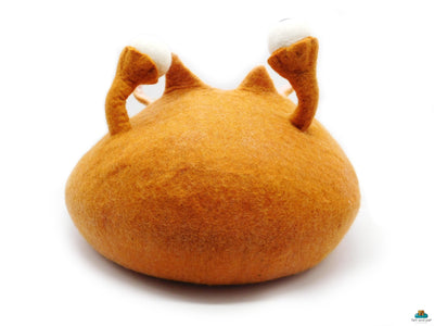 Snail Cat Bed - Wool Felt Cat Cave - Modern Design Pet Bed - Gift For Your Pet - Handmade from Pure Wool