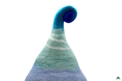 Fantasy Felted Wool Kitty Hideout -  Handmade Cat Cocoon - Cat Furniture - Pet Gift - Eco-Friendly Pet Bed