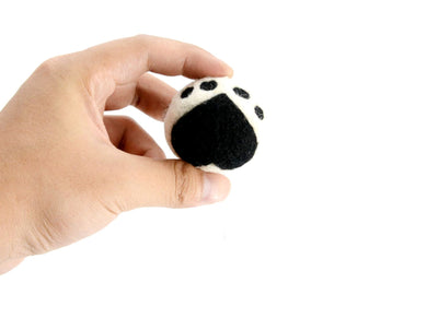 Wool Felt Cat Toy - Kitty Play Teaser - Felt Pet Game Gift for Cats -Set of 2 Interactive
