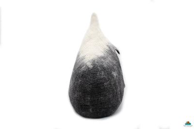 Snowy Mountain Cat Cave- Wool Cat House- Pet Bedding- Premium Nap Cocoon- Woolen Cat House- Gift For Pet Lover- 100% Pure And Natural Wool