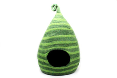 Wool Felt  Cat Cave - Unique Felt Cat Cave - Pet Friendly Bed - Luxury  Furniture -  Gift For Pet