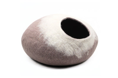 Ombre Wool Cat House- Felt Cat Cave- Handmade, Soft And Cozy Pet Bed - Eco Friendly Pet Furniture-Made using 100% Pure Wool