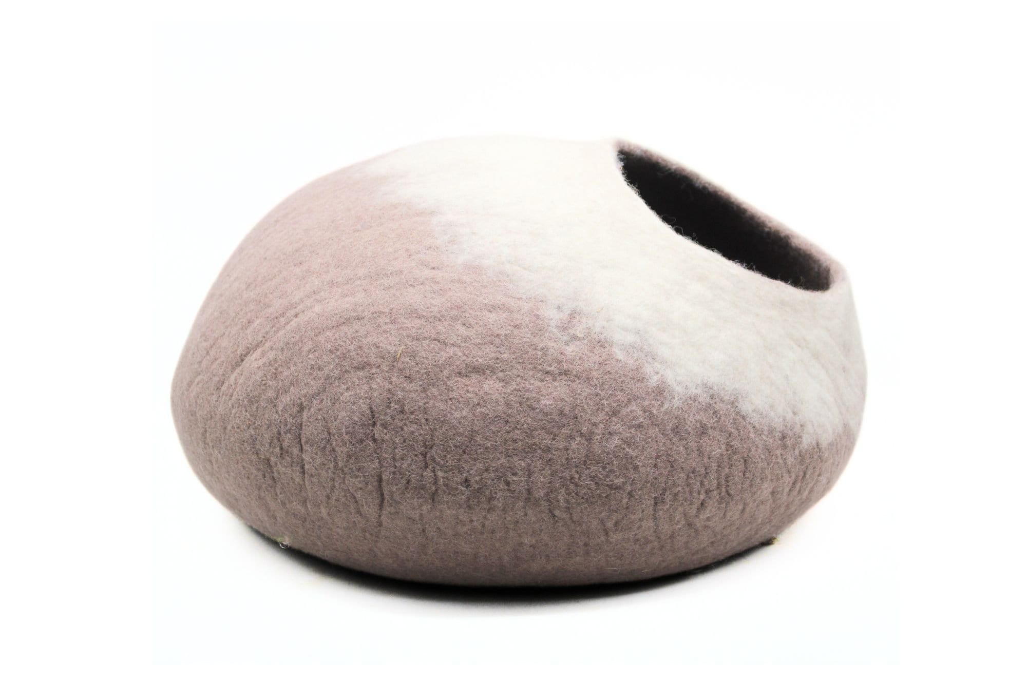 Ombre Wool Cat House- Felt Cat Cave- Handmade, Soft And Cozy Pet Bed - Eco Friendly Pet Furniture-Made using 100% Pure Wool