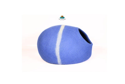 Felt Cat Cave - Wool Felted Pet Bed- Warm & Cozy Kitty House- Handmade Cozy Snuggle Place  For Your Pet