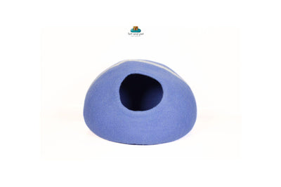 Felt Cat Cave - Wool Felted Pet Bed- Warm & Cozy Kitty House- Handmade Cozy Snuggle Place  For Your Pet