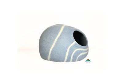 100% Pure Wool Felt Cat Cave - Handmade Wool Cat House - Warm Kitty House- Perfect For All Searsons- Eco-Friendly, And Non-Toxic