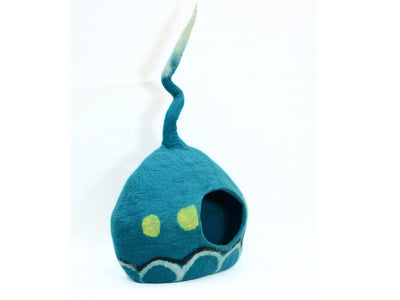 Wool Cat House Made Using 100% Pure Wool-Handmade Felt Cat Cave-Pet Furniture-Custom Cats Bed- Ideal Gift For Pet Lovers