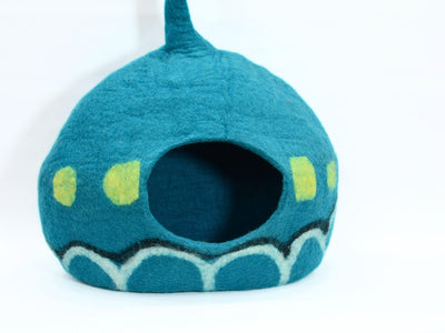 Wool Cat House Made Using 100% Pure Wool-Handmade Felt Cat Cave-Pet Furniture-Custom Cats Bed- Ideal Gift For Pet Lovers